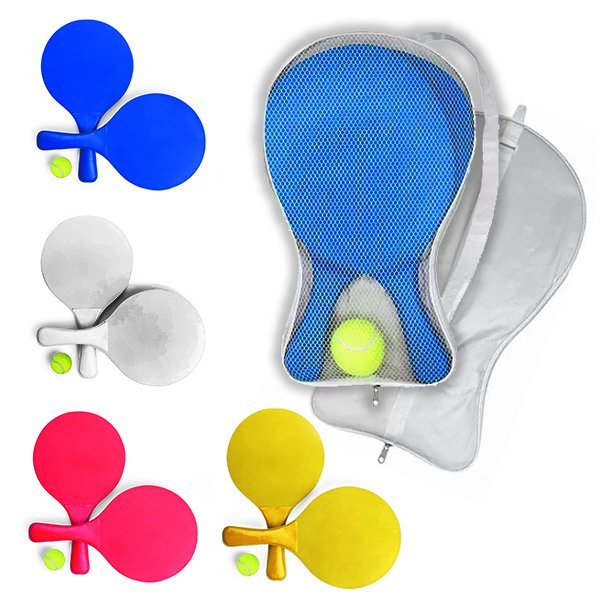 Set de paletas de playa con pelota y funda