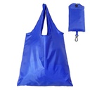 Bolsa plegable de poliéster con estuche y mosquetón