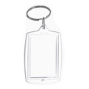 Llavero porta foto transparente 4,1 × 6,2 cm