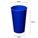 Vaso reutilizable de plástico empavonado 500 ml