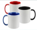 Tazón de cerámica bicolor para sublimación 350 ml