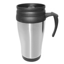 Mug de acero con interior negro 450 ml