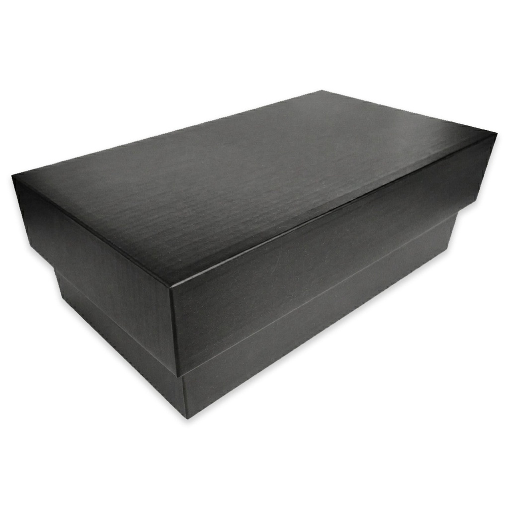 Set de 2 tazas de vidrio para café en caja negra