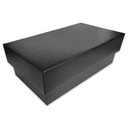 Set de 2 tazas de vidrio para café en caja negra