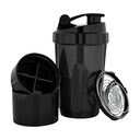 Botella shaker de plástico 500 ml con caja