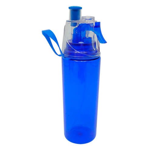 [LE-BOT-0021-AZU] Botella deportiva con rociador 600 ml (Azul)