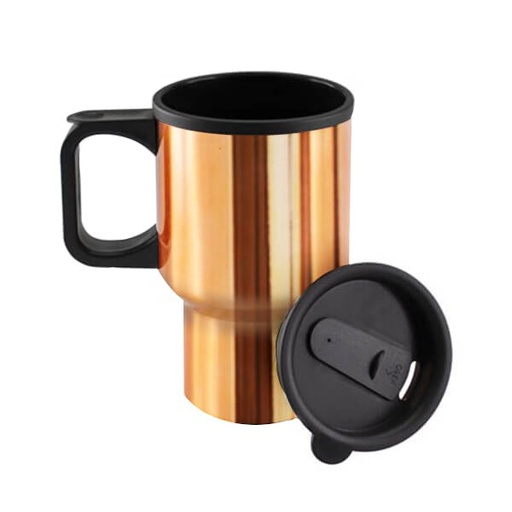[LE-TAZ-0003] Mug de acero acabado cobre 440 ml