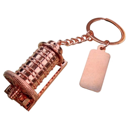[LE-LLA-0086] Llavero molino acabado cobre