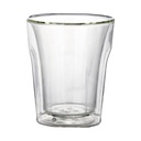 Vaso Vidrio Doble Pared SET Ø 8,5 cm. x 10 cm