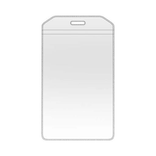 [LE-LLA-0117] Portacredencial de PVC vertical 6,7 × 11,5 cm