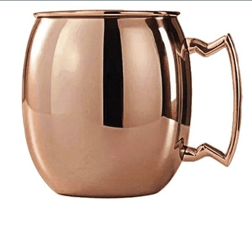 [LE-TAZ-0048] Tazón de acero liso acabado cobre 500 ml con caja kraft