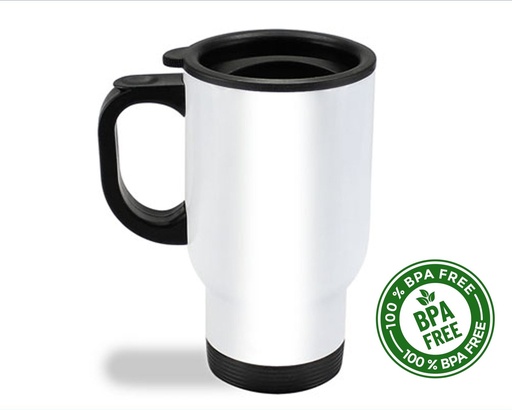 [LE-TAZ-0012] Mug térmico blanco para sublimación 450 ml