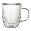 Vaso Vidrio Doble Pared SET Ø 8,6 cm. x 10,2 cm. x 12 cm