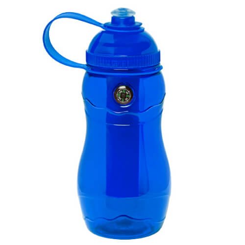 [LE-BOT-0001-ROJ] Botella caramayola con brújula y enfriador 550 ml (Rojo)