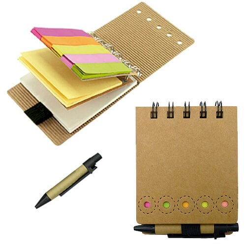 [LE-LIB-0049] Set de notas adhesivas mini y bolígrafo 8 × 10,5 cm