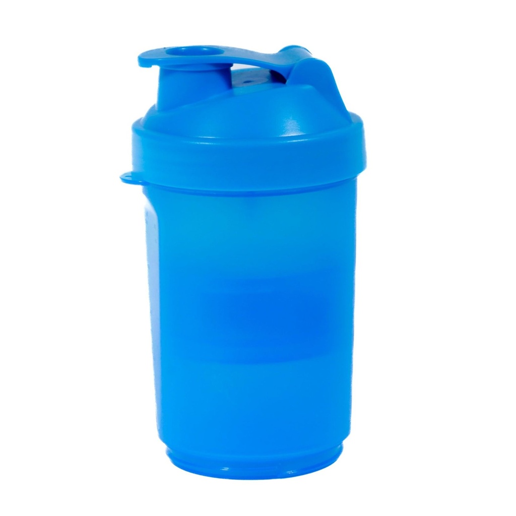 Botella shaker de plástico 500 ml en colores
