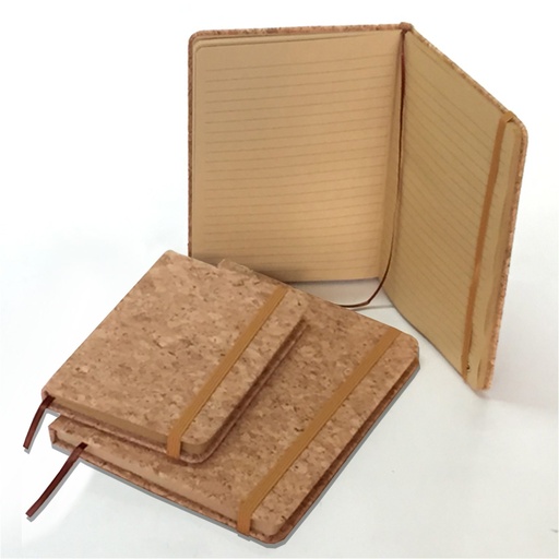 [LE-LIB-0007] Libreta con tapa de corcho 14,5 × 21 cm