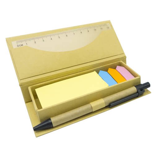 [LE-LIB-0041] Set de banderitas adhesivas y bolígrafo 14 × 6,5 cm
