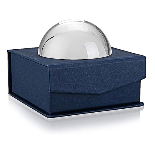 [LE-HOG-0018] Pisapapeles de cristal Ø 7,8 cm con estuche