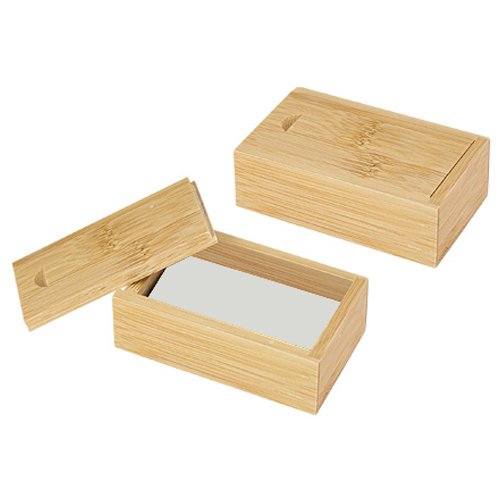 Caja de bambú para pendrive