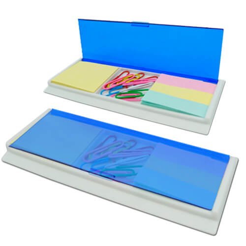Memo set con tapa plástica 15 × 6 cm