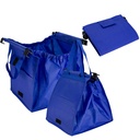 Bolsa plegable de TNT, plegada de 26 × 18 × 6 cm