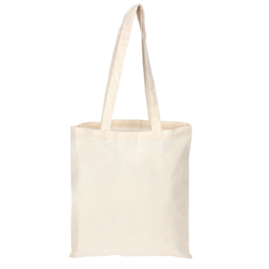Bolsa de algodón y poliéster 38 × 43 cm de 120 g/m²