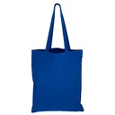 Bolsa de algodón natural 38 × 44 cm con asas largas