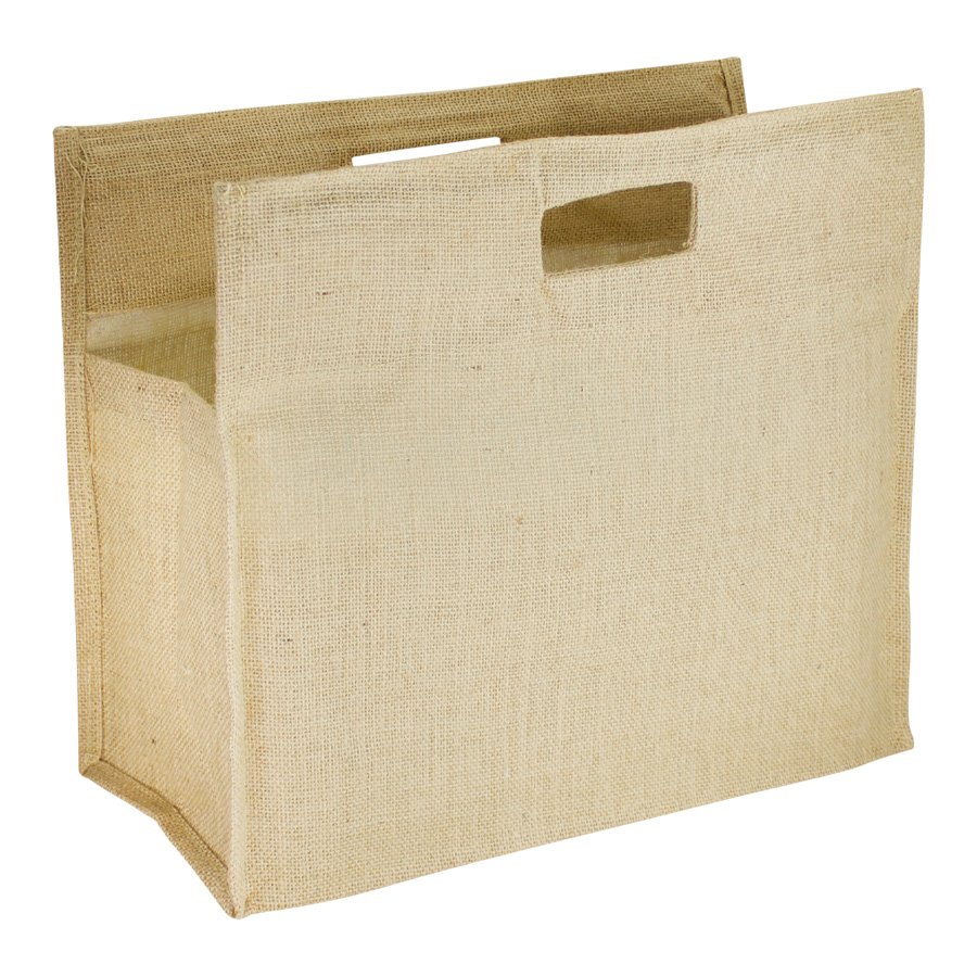 Bolsa de yute laminado 40 × 36 × 15 cm