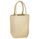 Bolsa de yute laminado 38 × 40 × 15 cm
