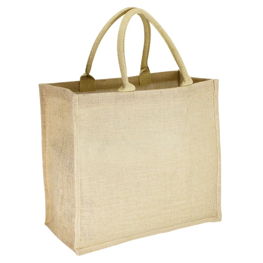 Bolsa de yute laminado 39 × 36 × 15 cm