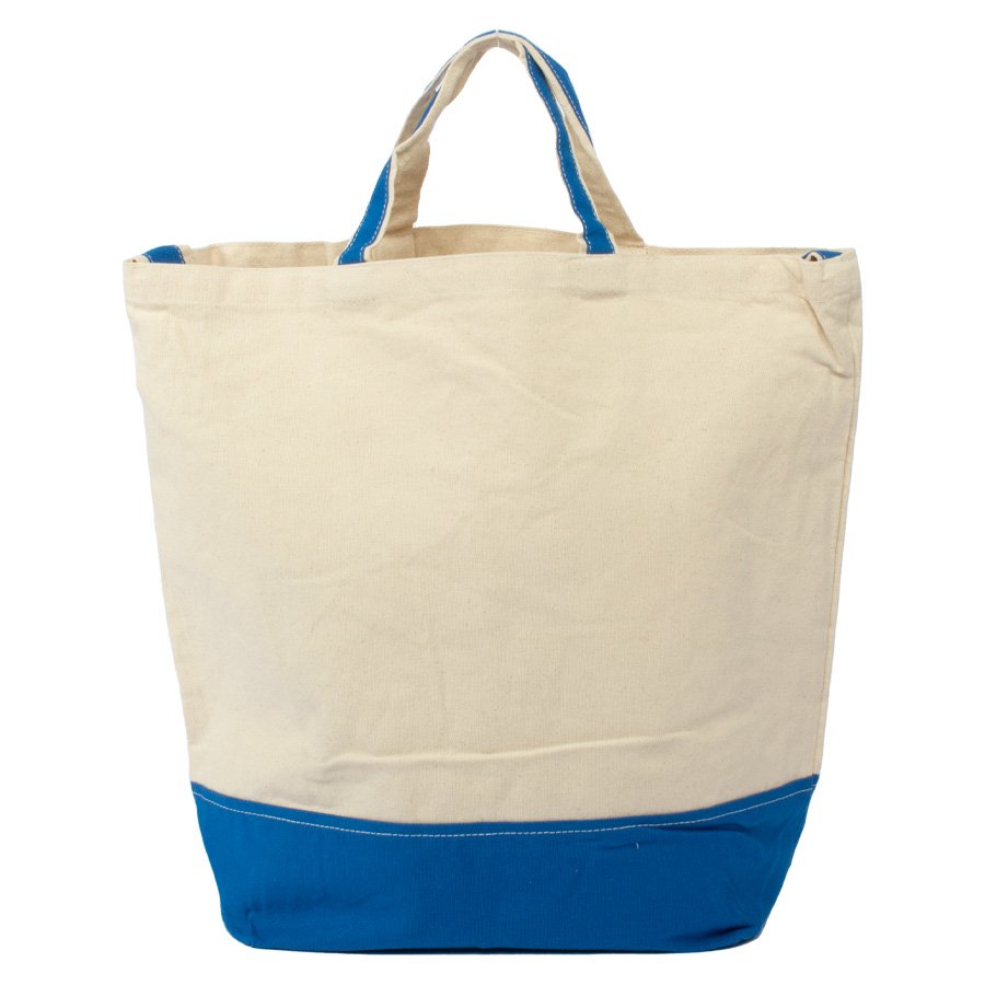 Bolsa shopper de canvas de algodón 50 × 42 × 19 cm