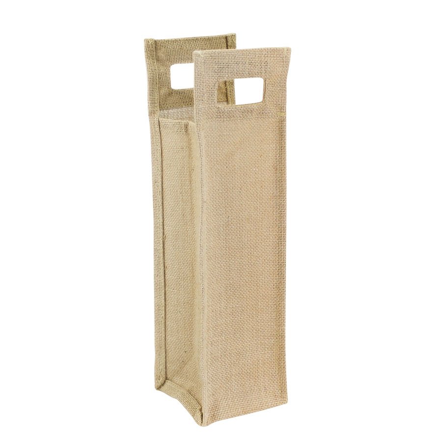 Bolsa de yute para botella 10 × 40 × 10 cm