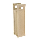 Bolsa de yute para botella 10 × 40 × 10 cm