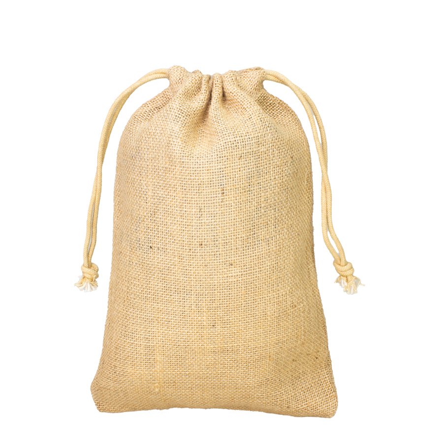Bolsa tipo saco de yute 20 × 30 cm