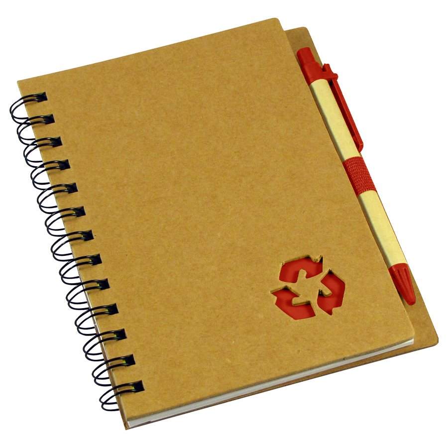 Cuaderno ecológico de tapa dura 13 × 18 × 1,2 cm