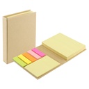 Set de notas ecológico de tapa dura 8,3 × 10,5 × 1,5 cm