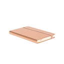 Libreta de tapa dura encobrizada 9 × 14,1 × 1,3 cm