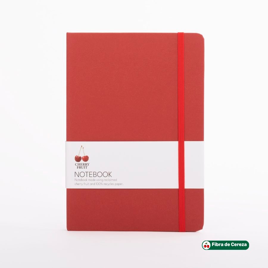 Cuaderno A5 de fibra vegetal 14,5 × 21,2 × 1,3 cm