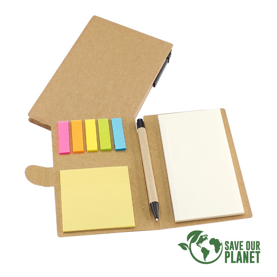 Set de notas ecológico 10 × 15 × 1 cm