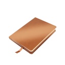 Libreta de cuerina encobrizada 10,5 × 14,5 × 1,3 cm