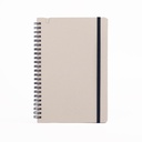 Cuaderno A5 de cartón lácteo reciclado 14,7 × 21 × 1,6 cm