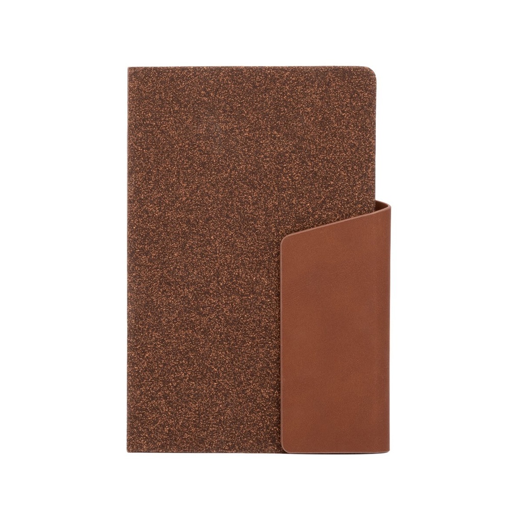 Cuaderno A5 de fibra de café 14,2 × 20,6 × 1,6 cm