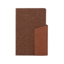 Cuaderno A5 de fibra de café 14,2 × 20,6 × 1,6 cm