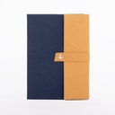 Cuaderno A5 de cuerina reciclada 15,4 × 21,2 × 1,5 cm