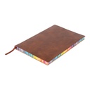 Agenda con calendario de cuerina 14,2 × 21 × 1,3 cm