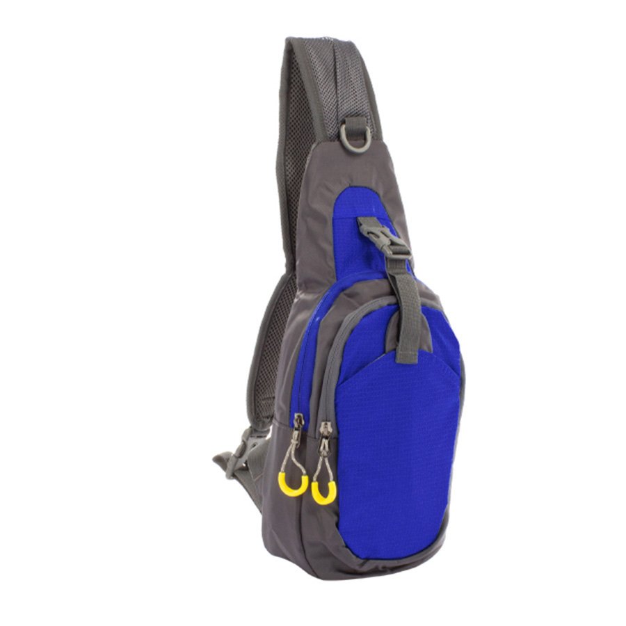 Mochila cruzada impermeable de poliéster 17 × 36 × 6 cm