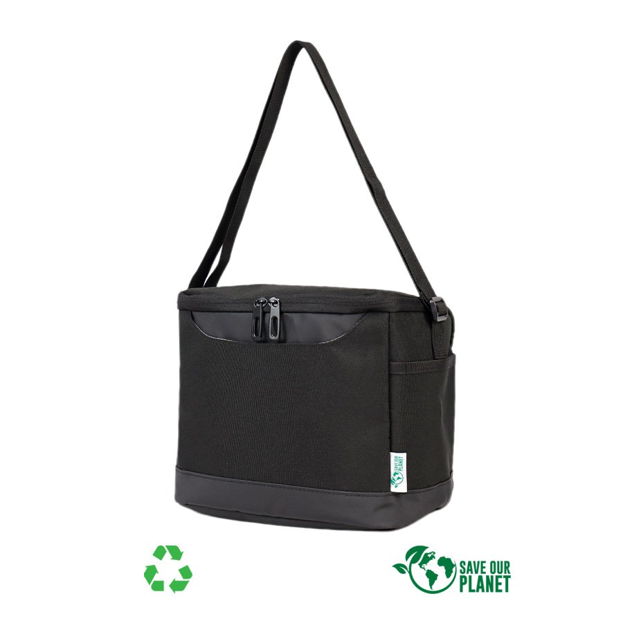 Cooler bag de RPET 26 × 20 × 14,5 cm
