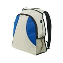 Mochila bicolor de poliéster 600D 36 × 43 × 14 cm