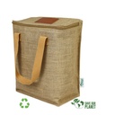 Cooler bag de yute 10 L 24 × 30 × 14 cm
